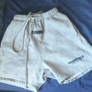 Essentials Dark Oatmeal Fear Of God Shorts